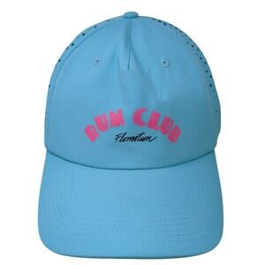 Rum Club Flomotion Snapback Cap Blue One Size Adjustable Mesh Back 6 Panel